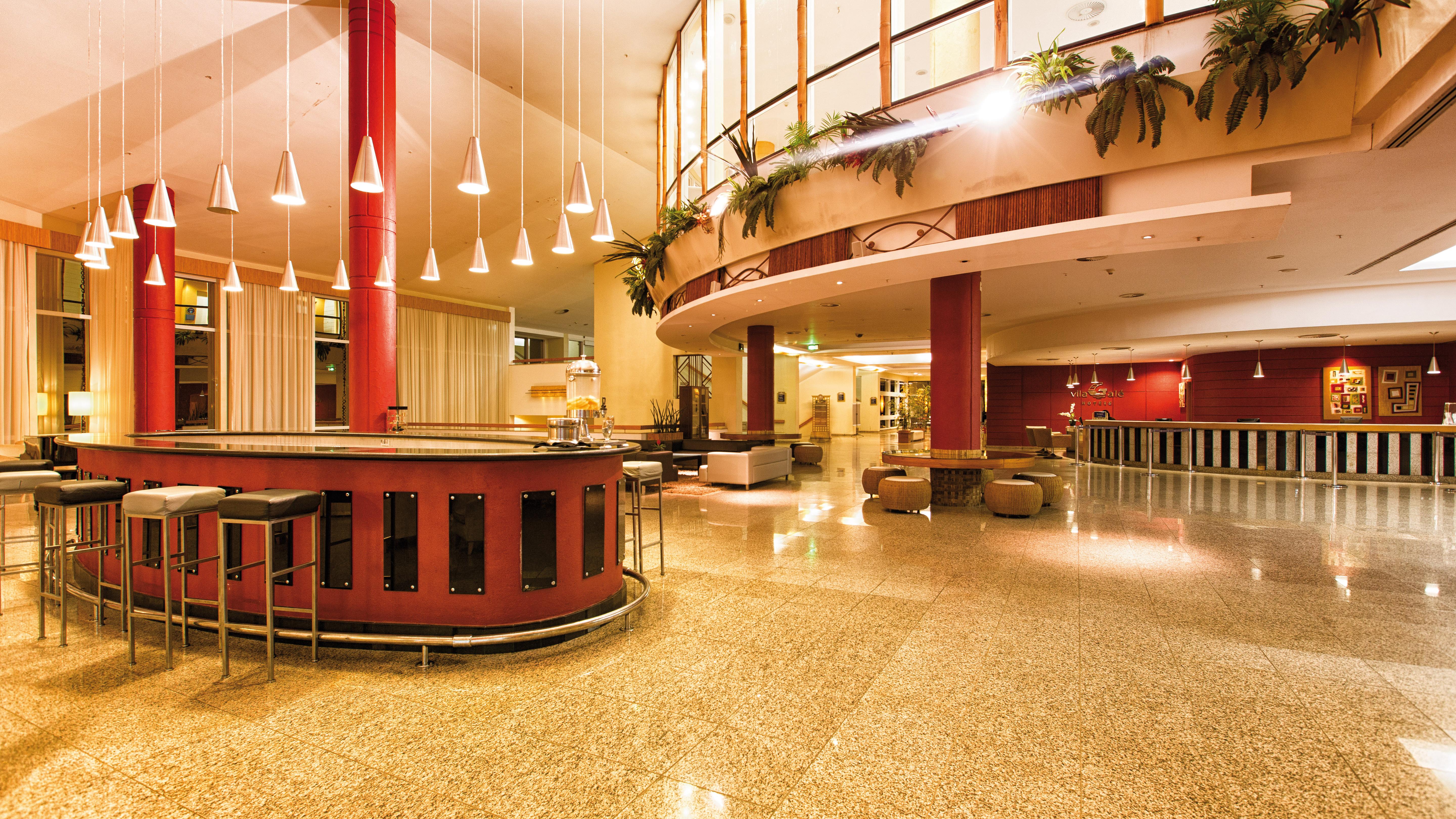 Vila Gale Eco Resort Angra อังกราโดสเฮย์ส ภายนอก รูปภาพ The lobby of the hotel