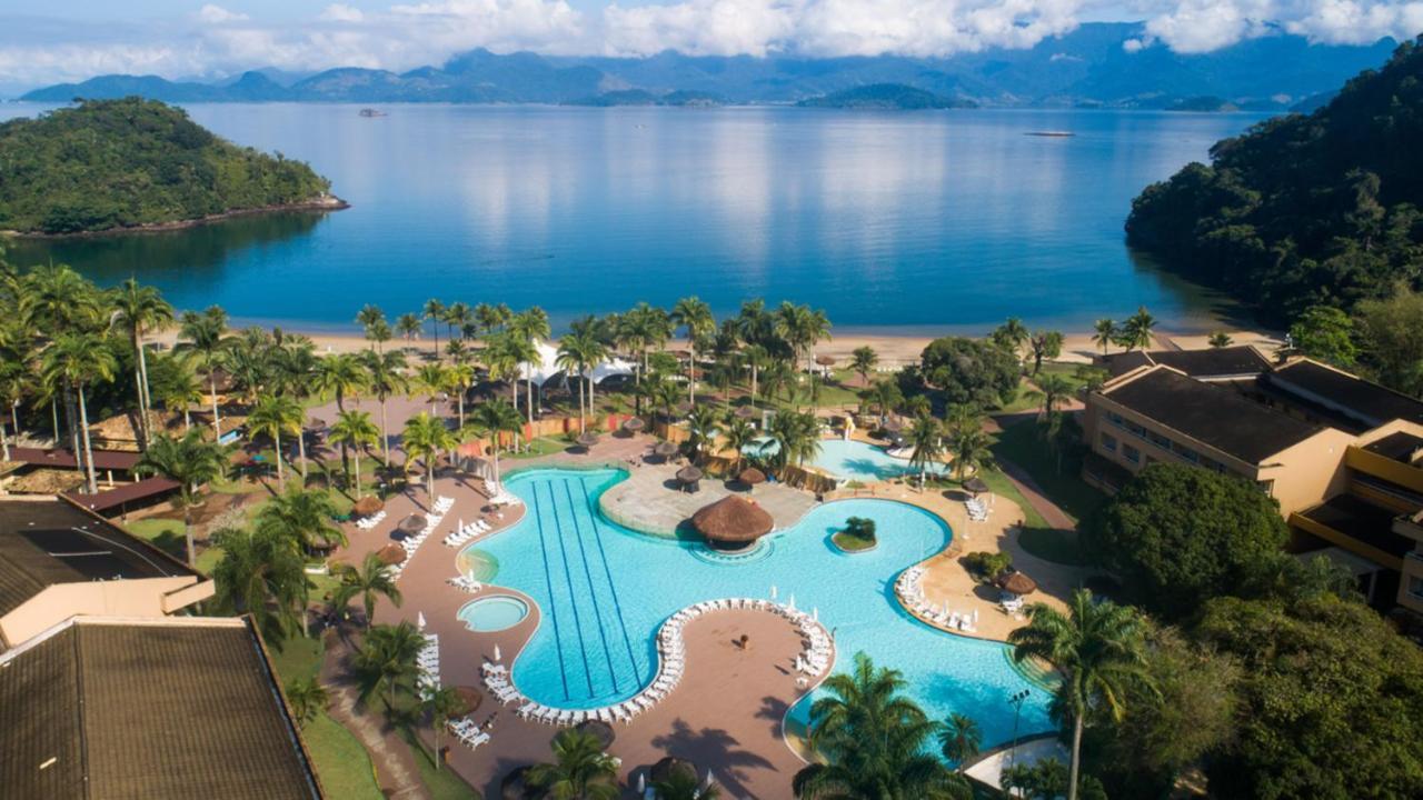 Vila Gale Eco Resort Angra อังกราโดสเฮย์ส ภายนอก รูปภาพ Aerial view of the resort